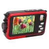 Dual Screen Waterproof Digital Camera. Waterproof Micro USB 2.0 Full HD Camera.for Recording (Red) view 1