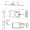 Dual Screen Waterproof Digital Camera. Waterproof Micro USB 2.0 Full HD Camera.for Recording (Red) view 3
