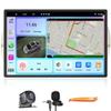 Kunfine Car CarPlay Android Auto Navigation Stereo GPS Radio Reverse Camera Display 13.1" QLED Touchscreen Headunit Tablet Pad Media Player for Fiat 500 2007-2014, if Applicable Octa Core 8G+256G view 1