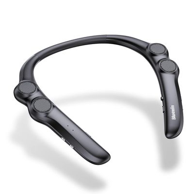 Gardway Neckband Bluetooth Speaker, Wireless Wearable Speaker w/lightest 78g Weight, High Fidelity 3D Stereo Sound, 12 Hrs Playtime, Portable Speakers w/Built-in Mic for Home, Office and Outdoors