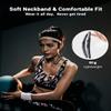 Gardway Neckband Bluetooth Speaker, Wireless Wearable Speaker w/lightest 78g Weight, High Fidelity 3D Stereo Sound, 12 Hrs Playtime, Portable Speakers w/Built-in Mic for Home, Office and Outdoors view 4