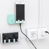 Zerodeko Wall Mount Phone Holder Adhesive Plastic Storage Rack for Bedroom view 3