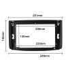 9 inch Car Fascia Panel for for Chevrolet Lova 2006-2010 Stereo Frame view 4