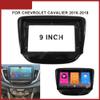 9 inch Car Radio Fascia Panel for Chevrolet Aveo Sonic 2014+ Stereo Frame view 2