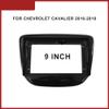 9 inch Car Radio Fascia Panel for Chevrolet Aveo Sonic 2014+ Stereo Frame view 3