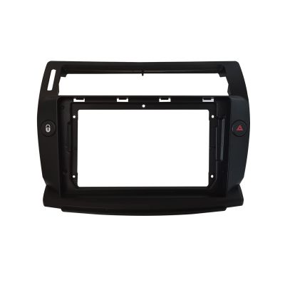 9 inch Car Fascia Panel for Citroen C4 C-Triomphe C-Quatre 04-09 Stereo Frame Black
