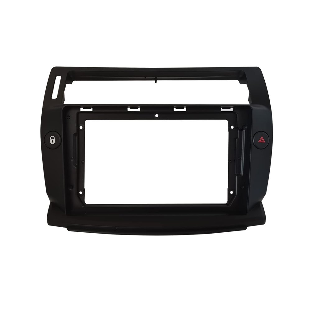 9 inch Car Fascia Panel for Citroen C4 C-Triomphe C-Quatre 04-09 Stereo Frame Black