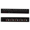 7 Band Car Audio Graphic Equalizer, Variable Gain Adjustment High Level Input EQ, Low Pass Filter, Chassis Graphic Equalizer with Control Volume view 4