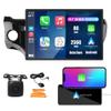 Kunfine CarPlay Android Auto Navigation Stereo GPS Radio Reverse Camera Display 13.1" QLED Touchscreen Headunit Tablet Media Player for Toyota Aqua Prius C 2011-2017, if Applicable Octa Core 8G+256G view 1