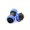 ZBLZGP WEIPU SP17 5-Pin IP67 Waterproof Aviation Circular Connector, 5A Panel Mount Male Plug & Female Socket, RV Electrical Cable Connection Plug Socket view 1