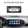 10.1 inch Car Radio Fascia Panel for Fiat 500L 2012-2017 Stereo Frame view 3