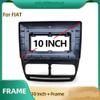 10 inch Car Radio Fascia Panel for Fiat Doblo Opel Combo Tour 2010-2015 Stereo Frame view 3