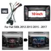 10.1 inch Car Radio Fascia Panel for Fiat 500L 2012-2017 Stereo Frame Cable view 3