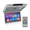 Kunfine Android Car Overhead Player 17.3 Inch Wide IPS Screen Video Car Roof Mount Monitor with Built-in Stereo Speakers Flip Down Overhead Car Monitor Support Bluetooth WiFi HDMI USB NO DVDGrey view 1