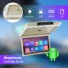 Kunfine Android Car Overhead Player 17.3 Inch Wide IPS Screen Video Car Roof Mount Monitor with Built-in Stereo Speakers Flip Down Overhead Car Monitor Support Bluetooth WiFi HDMI USB NO DVDGrey view 4