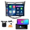 Kunfine Car CarPlay Android Auto Navigation Stereo GPS Radio Display 13.1" QLED Touchscreen Headunit Tablet Media Player for Hyundai Accent 12-17, if Applicable Octa Core 6G+128G Silver view 1