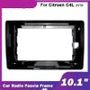 10.1 inch Car Radio Fascia Panel for Citroen C4 C4L 2019 Stereo Frame view 2