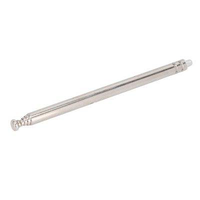 Telescopic Antenna, 30cm/11.8in Full Length 5 Sections Telescopic Aerial Portable Radio Antenna Replacement Compatible with TV Radio Electric Products Remote Control Lamp VCD