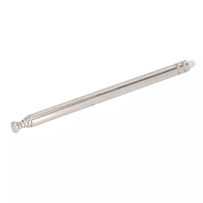 Telescopic Antenna, 30cm/11.8in Full Length 5 Sections Telescopic Aerial Portable Radio Antenna Replacement Compatible with TV Radio Electric Products Remote Control Lamp VCD