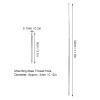 Telescopic Antenna, 30cm/11.8in Full Length 5 Sections Telescopic Aerial Portable Radio Antenna Replacement Compatible with TV Radio Electric Products Remote Control Lamp VCD view 4