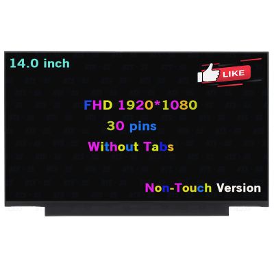 BTSELSS N140HCA-EBC N140HCA EBC FHD 1920 * 1080 30 pin 60 Hz 14.0" LCD Non-Touch Screen Replacement Display Panel (Without Tabs)