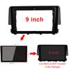 9 inch Car Radio Fascia Panel for Honda Civic 2016-2018 Dashboard Frame view 3