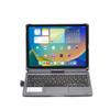 360 Rotatable iPad 10th Gen 2022 Keyboard Case with Built-in Touchpad 7 Colors Backlight Business Bluetooth Wireless Keyboard for iPad 10 10.9'' (Gray) view 3