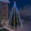 vidaXL vidaXLwater-Resistant Blue LED Tree Lights for Indoor and Outdoor use, USB Powered, with 500 LEDs and 8 Different Effects Suitable for Christmas Tree and Festive Decorations view 2