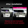 9 inch Car Radio Fascia Panel for Honda Elysion 2012-2015 Stereo Frame view 2
