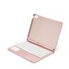 360 Rotatable iPad 10th Gen 2022 Keyboard Case with Built-in Touchpad 7 Colors Backlight Business Bluetooth Wireless Keyboard for iPad 10 10.9'' (Rose Gold) view 3