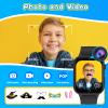 Cosjoype Smart Watch for Kids with 26 Puzzle Games HD Touchscreen Camera Video Music Player Habit Tracking Pedometer Alarm Flashlight 12/24 hr Educational Toys Birthday Gift for Girls Boys Ages 8 9 10 view 3