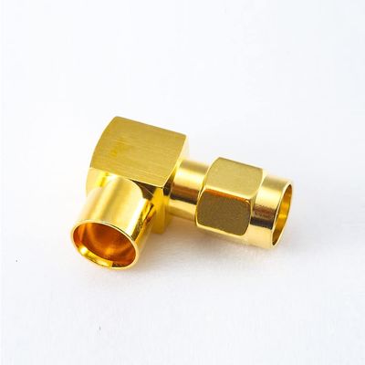 GXMRHWY 10PCS Right Angle SMA Cable Connector Male Solder for Semi-Soft/semi-Rigid-5
