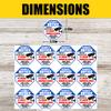 GOLEEX Pack 9 Pcs Security Notice Stickers Protected by Video Surveillance Bumper Sticker Outdoor Window Automotive Exterior Decals Audio Recorded Monitored Labels Home Decoration view 2