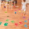 1 Set Nursery Guide Wall Stickers Feet Cutouts Floor Decor Tracks Playroom Kids Classroom Party Removable for Decoration Decal Decals Footprint Kids Room Decor view 2