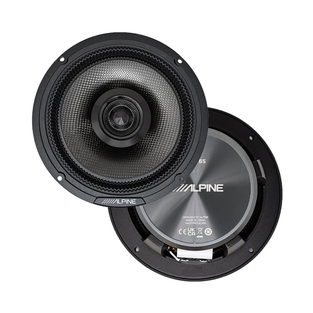 Alpine HDZ-65 Status Hi-Res 6.5 Coaxial Speaker Set, Pair