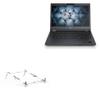 BoxWave Stand and Mount Compatible with Fujitsu LifeBook E4411 - Pocket Aluminum Stand 3-in-1, Portable Multi Angle Viewing Riser - Metallic Silver view 1