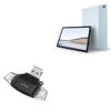 BoxWave Smart Gadget Compatible with MERRYROYAL Tablet MRL10363 (10.4 in) - AllReader SD Card Reader, microSD Card Reader SD Compact USB - Jet Black view 1