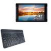 BoxWave Keyboard Compatible with TJD Tablet 1011QU (10.1 in) - SlimKeys Bluetooth Keyboard, Portable Thin with Chiclet-Style Keys - Jet Black view 1