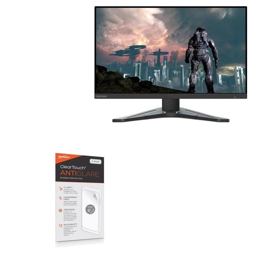 BoxWave Screen Protector Compatible with Lenovo G24-20 - ClearTouch Anti-Glare (2-Pack), Anti-Fingerprint Matte Film Skin