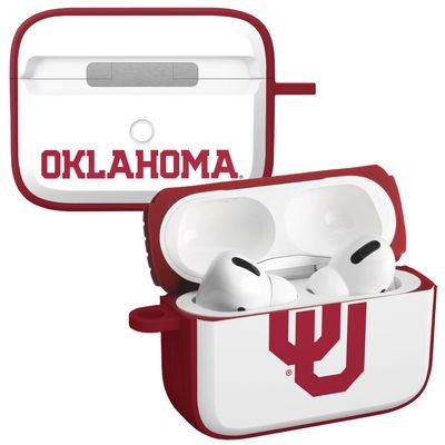 Affinity Bands Oklahoma Sooners HDX Case Cover Compatible with Apple AirPods Pro 1 & 2 (Classic Crimson)
