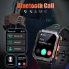 meoonley Military Rugged Smartwatch for Men,Sport Watch with Answer/Make Call IP68 1.83 inch Fitness Tracker Pedometer SpO2 for Outdoor Enthusiasts view 3