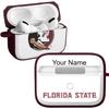 Affinity Bands Florida State Seminoles HDX Custom Name Case Cover Compatible with Apple AirPods Pro 1 & 2 (Classic White) view 1