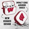 Affinity Bands Wisconsin Badgers HDX Case Cover Compatible with Apple AirPods Gen 3 (Classic Crimson) view 3