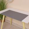 Waterproof Desk Mat Pad with Fixation Lip, Extended Mouse Pad Keyboard Mat Desk Pad Protector, Non-Slip Laptop Desk Writing Mat for Home Office Accessories,70x50cm,Gray view 1