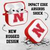 Affinity Bands Nebraska Huskers HDX Custom Name Case Cover Compatible with Apple AirPods Gen 3 (Classic White) view 3