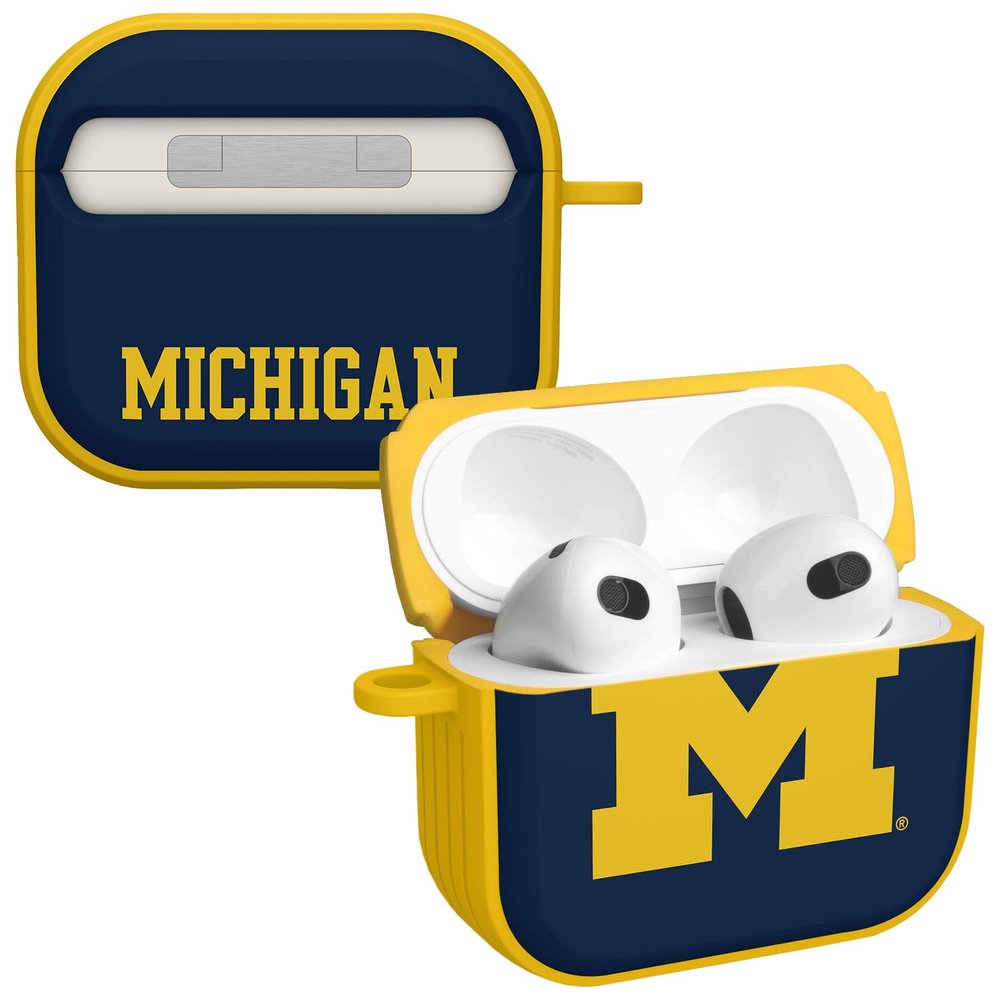 Affinity Bands Michigan Wolverines HDX Case Cover Compatible with Apple AirPods Gen 3 (Classic)