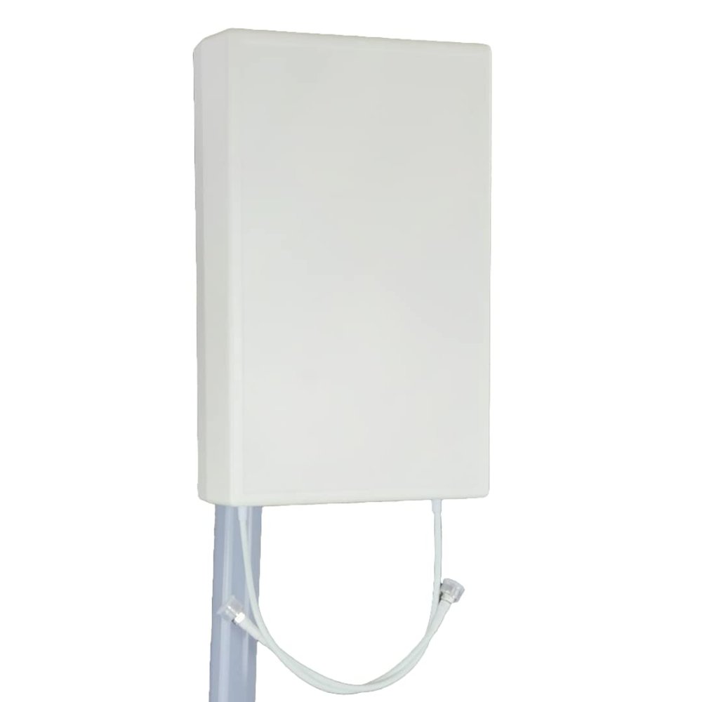 WiFiX Blaster 5G Hotspot and Home Internet High Power 2x2 MIMO Antenna | 5G & LTE | Dual Type N Female Connectors | 600MHz - 4000MHz Wide Band | 10dBi Max Gain | Directional Flat Panel Design