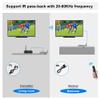 Vrriis Wireless Video Transmission System, 820FT (250M) Range, 1080P Wireless HDMI Transmitter and Receiver, 2.4GHz & 5.8GHz Dual-Band Transmission 0.06S Low Latency, IR Remotecontrol & Loop-Out view 4