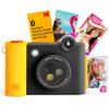 Kodak Smile+ 2-in-1 Digital Instant Print Camera & Wireless Bluetooth Photo Printer - 10MP, Special-Effect Rotating Lens, Zink 2x3 Sticky-Back Photos, Print via Fun App from Smart Devices - Black view 1