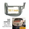 10.1 inch Car Radio Stereo Frame Fascia Panel Trim for Honda Fit Jazz 2008-2013 view 2